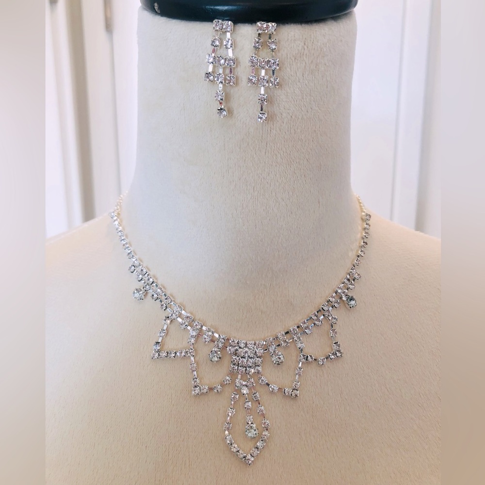 Czech Crystal Bridal Jewelry Set